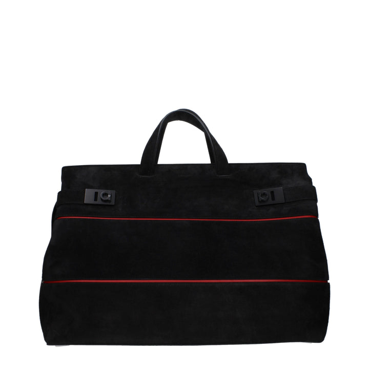 Salvatore Ferragamo Black Leather Handbag