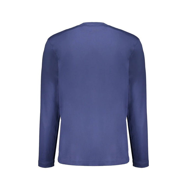 Off-White Blue Cotton T-Shirt