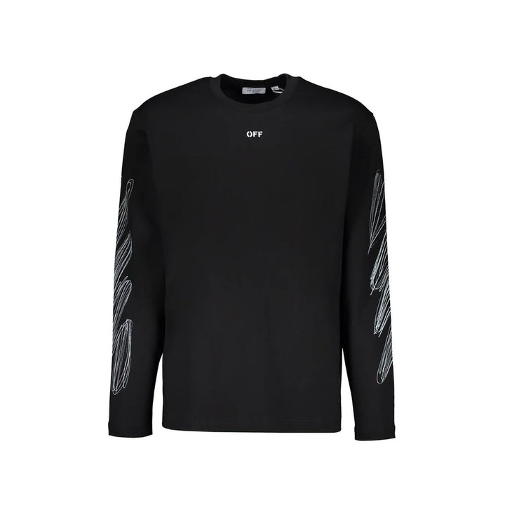 Off-White Black Cotton T-Shirt