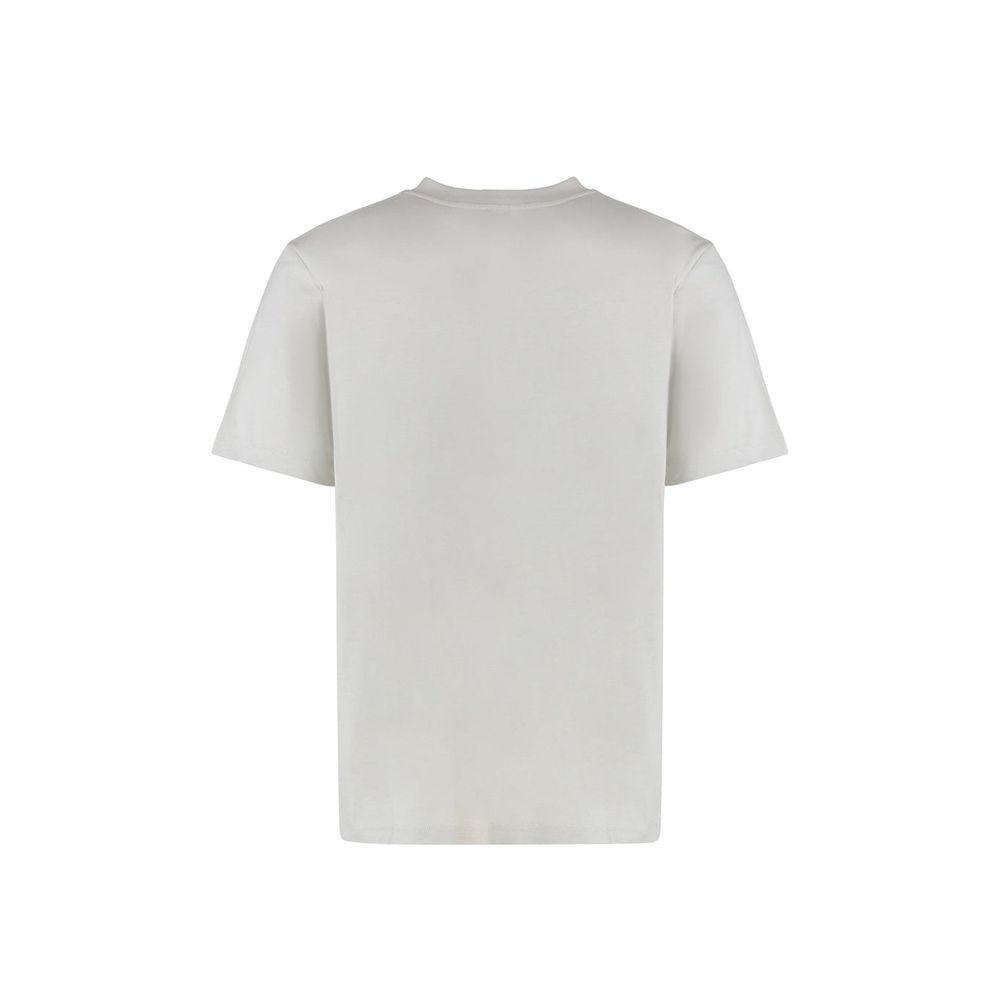 Off-White Gray Cotton T-Shirt