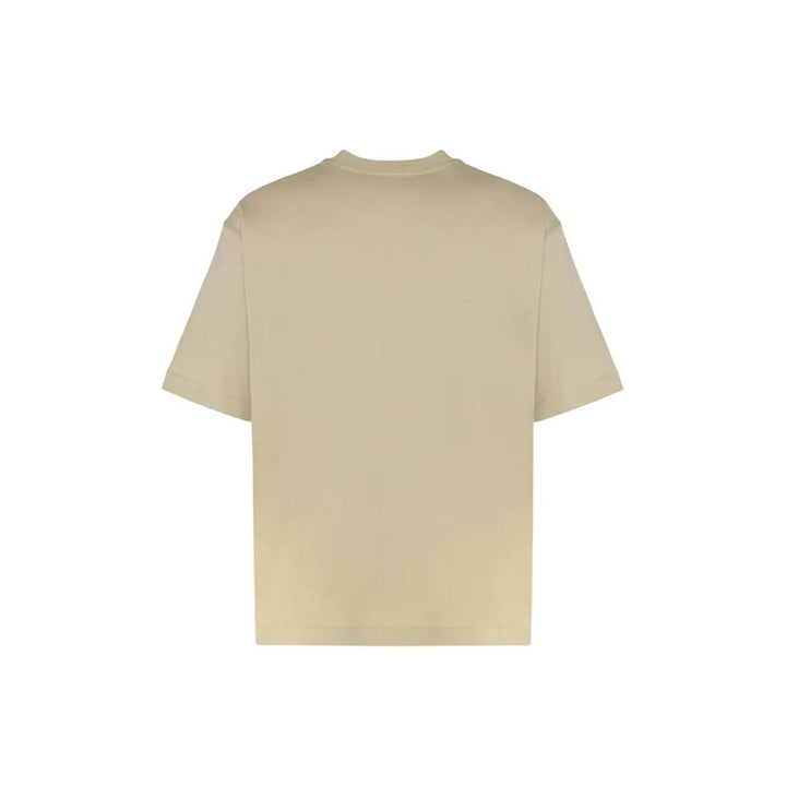 Off-White Beige Cotton T-Shirt