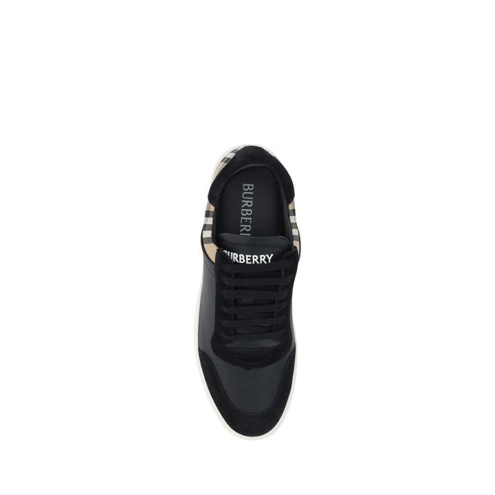 Burberry Multicolor Calf Leather Bos Taurus Low Top Sneakers