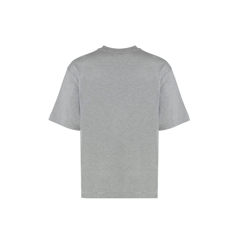Off-White Gray Cotton T-Shirt