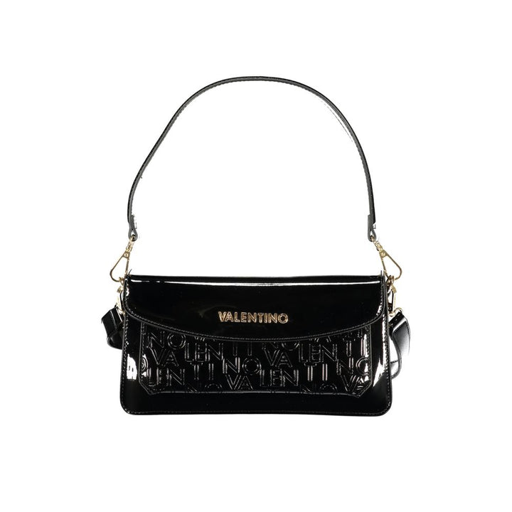 Mario Valentino Black Polyurethane Women Handbag