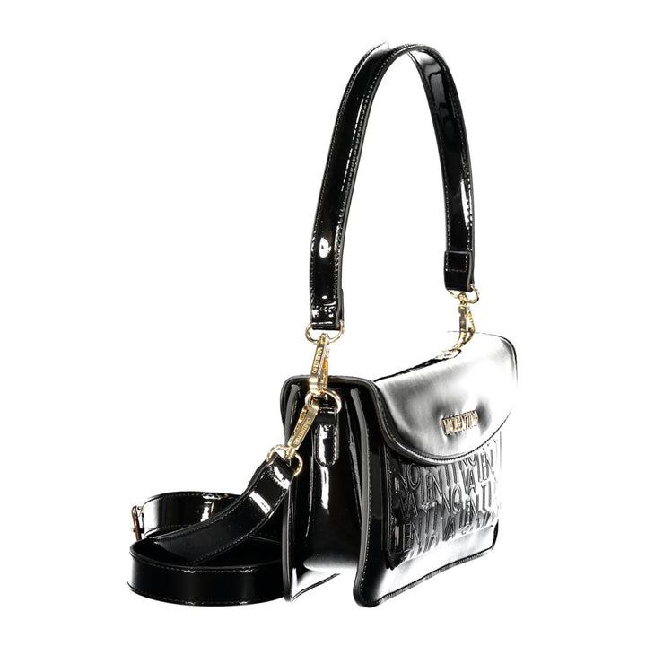 Mario Valentino Black Polyurethane Women Handbag