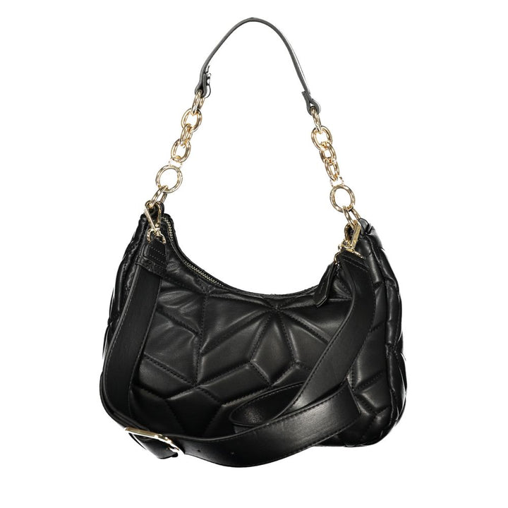 Mario Valentino Black Polyurethane Women Handbag