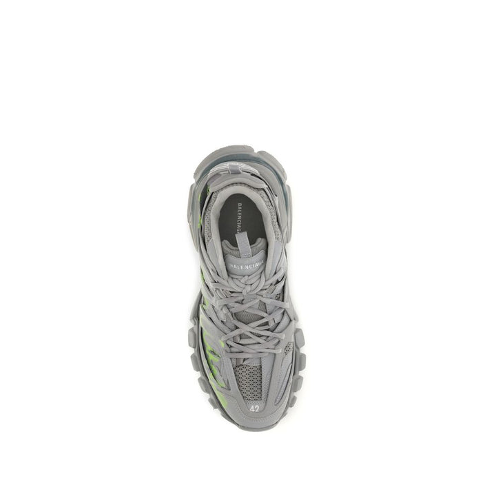 Balenciaga Gray Polyester Athletic Sneakers