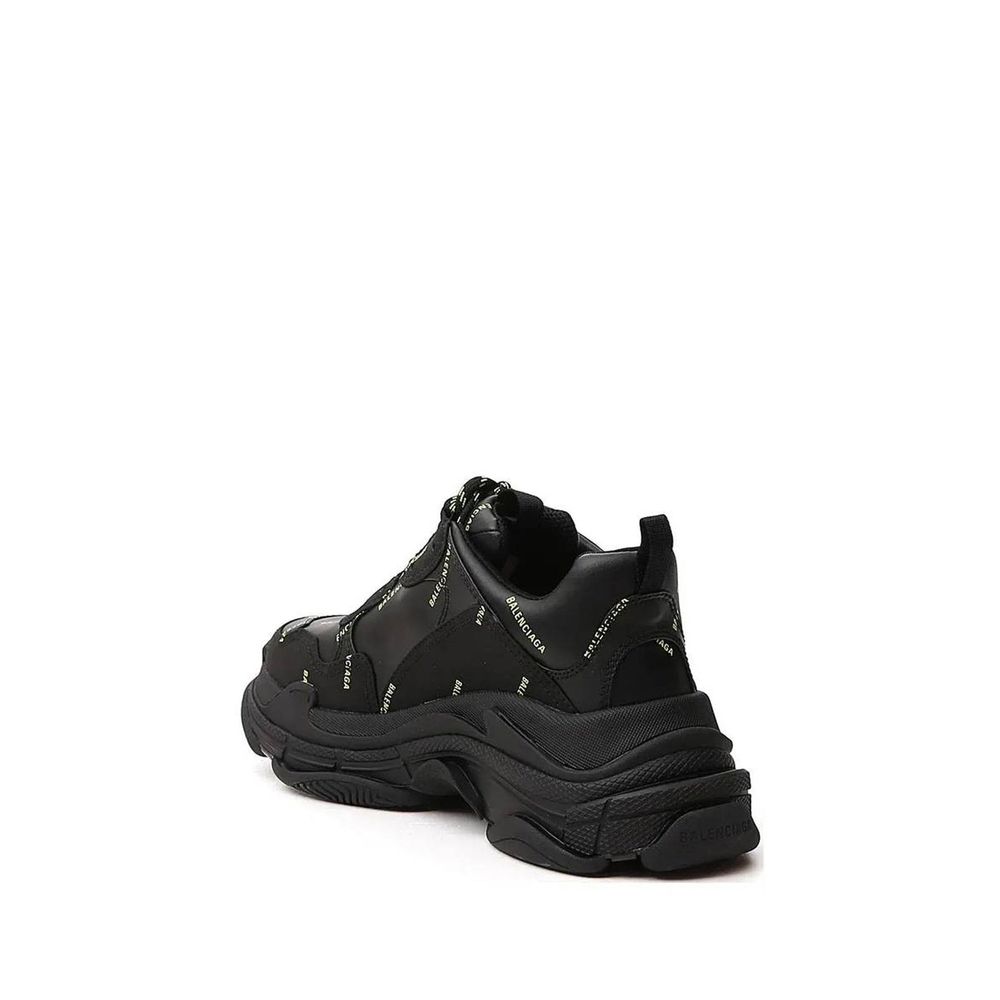 Balenciaga Black Calfskin Chunky Sneakers