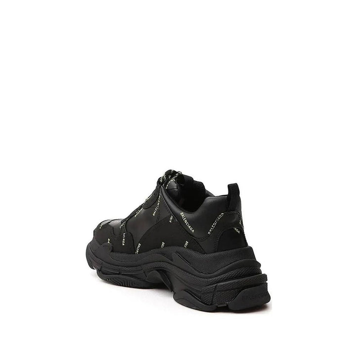 Balenciaga Black Calfskin Chunky Sneakers