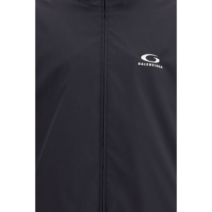 Balenciaga Black Polyester Shell Jacket