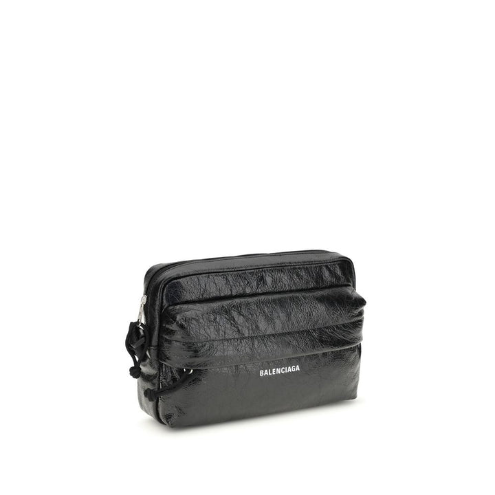 Balenciaga Black Lamb Ovis Aries Aries Shoulder Bag