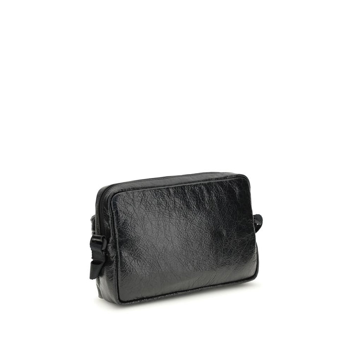 Balenciaga Black Lamb Ovis Aries Aries Shoulder Bag