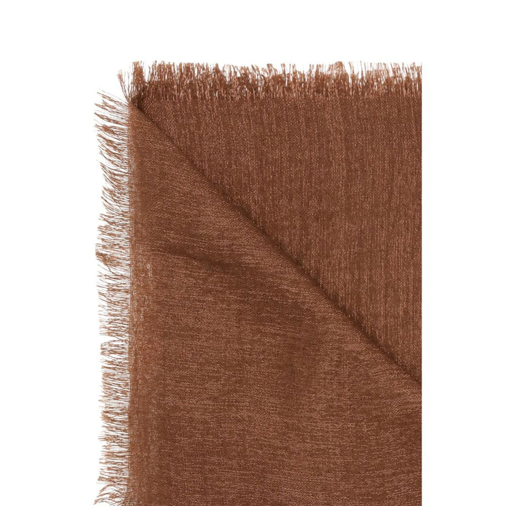 Brunello Cucinelli Brown Cashmere Scarf
