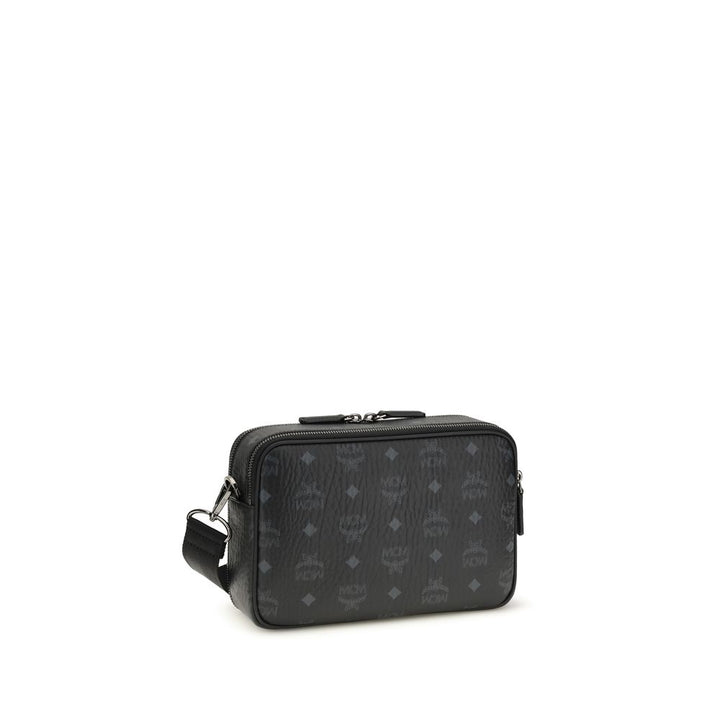 MCM Black Fabric Shoulder Bag