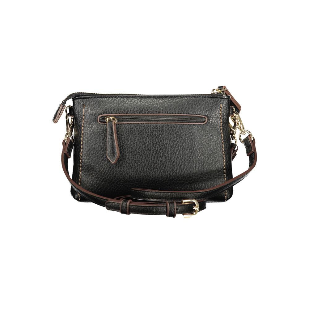Mario Valentino Black Polyurethane Women's Crossbody Bag