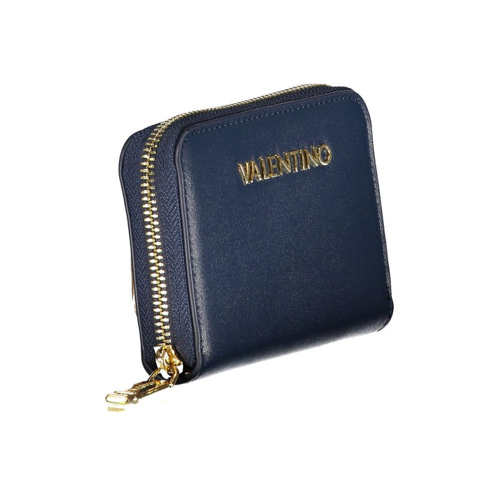 Mario Valentino Blue Polyurethane Women Wallet