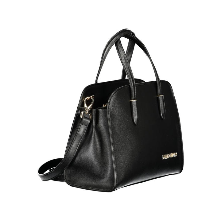Mario Valentino Black Polyurethane Women Handbag