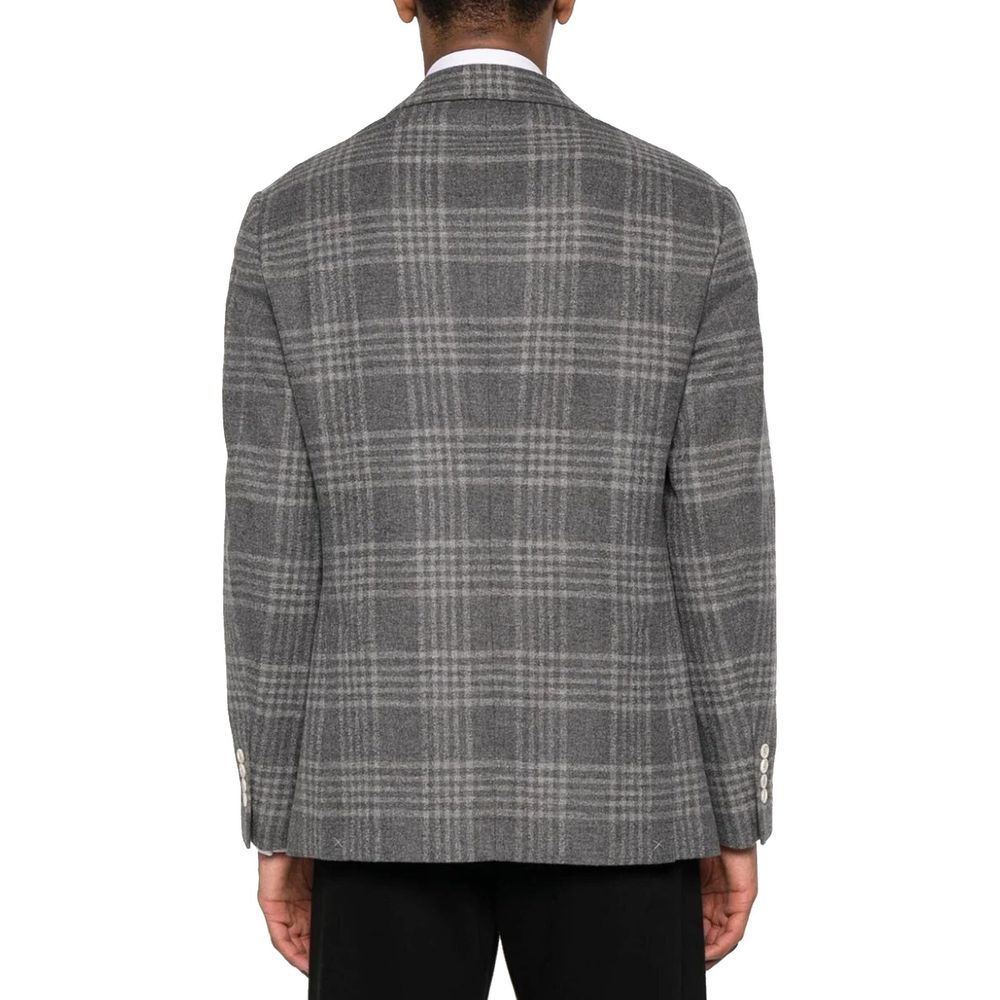 Brunello Cucinelli Gray Cashmere Blazer