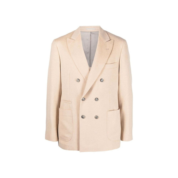 Brunello Cucinelli Beige Wool Coat