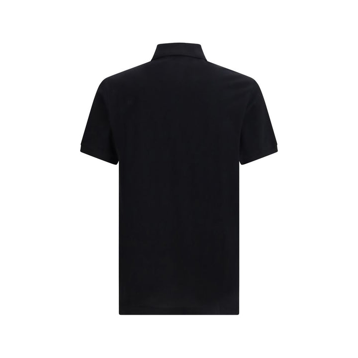 Moschino Black Cotton Polo Shirt