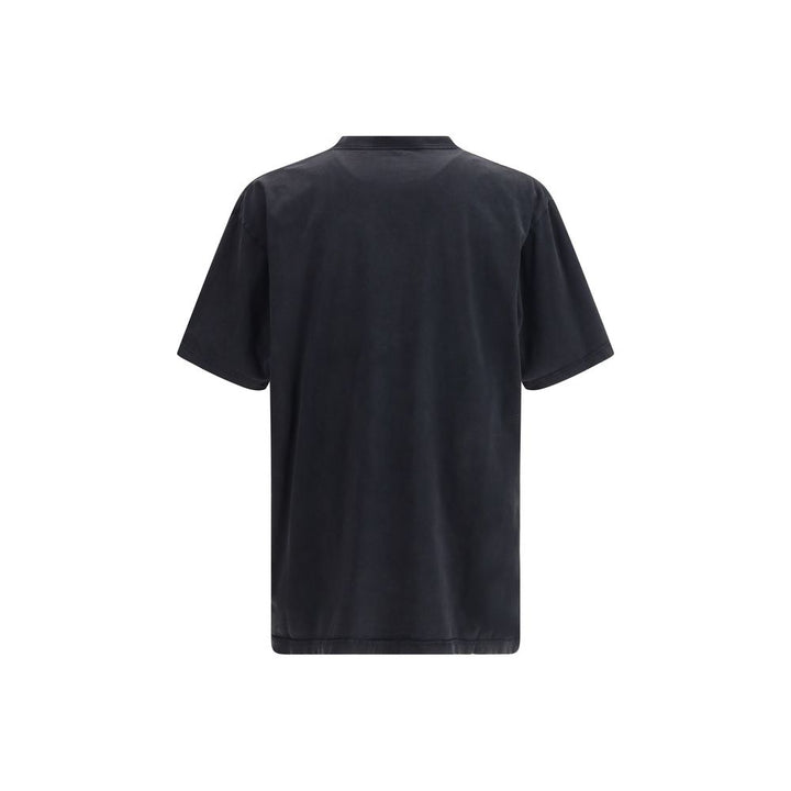 Balenciaga Black Cotton T-Shirt
