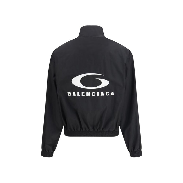 Balenciaga Black Cotton Shell Jacket
