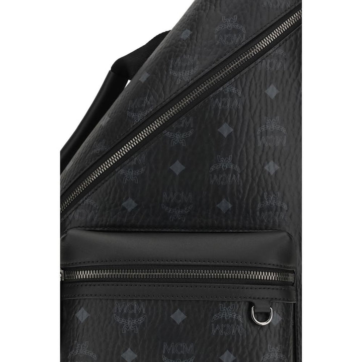 MCM Black Fabric Shoulder Bag