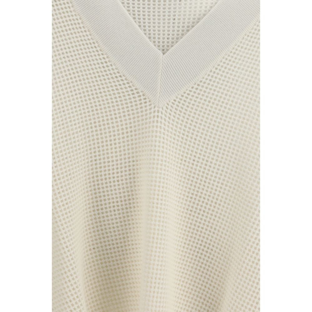 Brunello Cucinelli Beige Cashmere Sweater