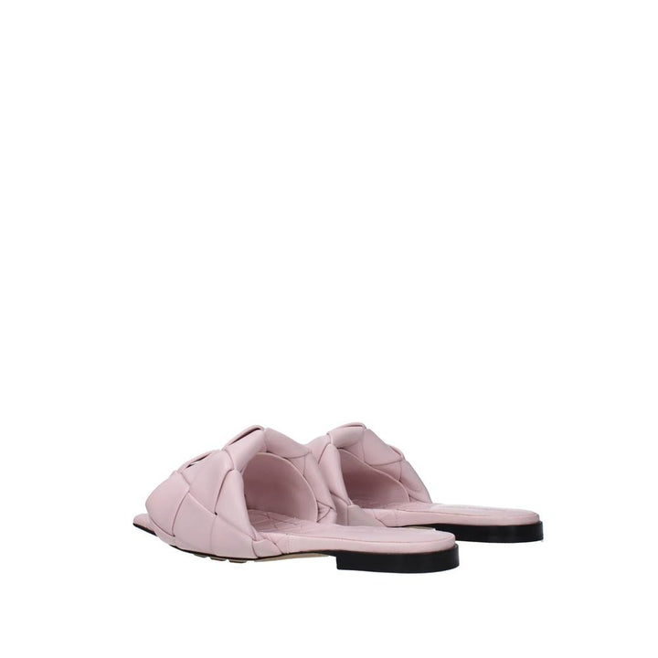Bottega Veneta Multicolor Calfskin Flat Sandals