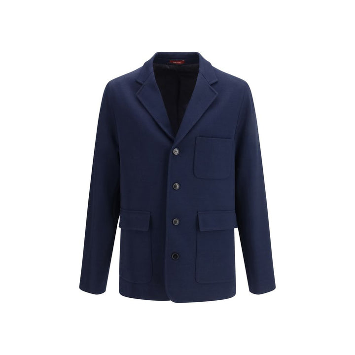 Gucci Blue Cotton Coat