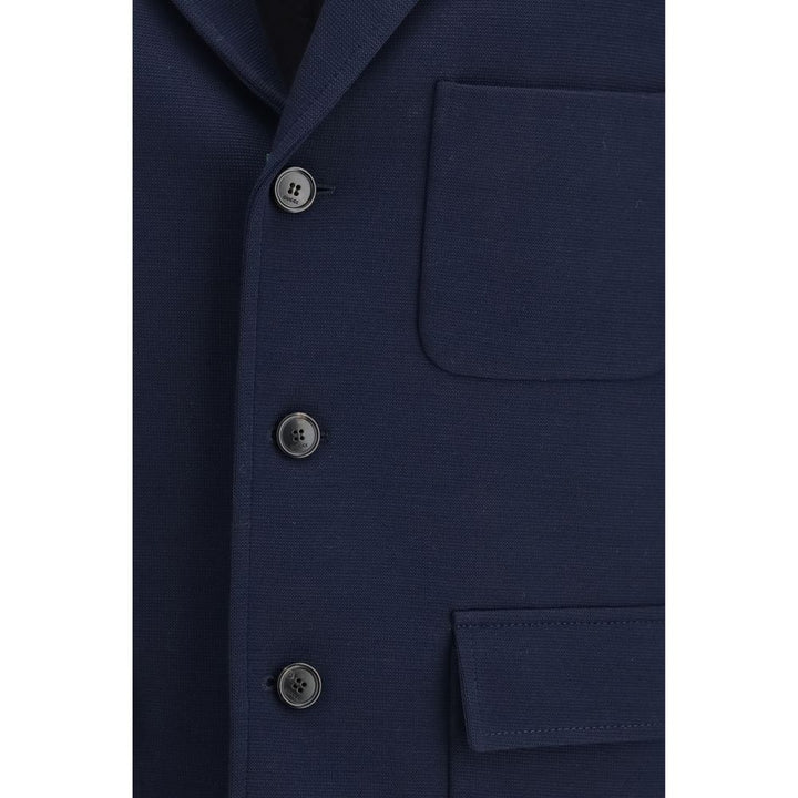 Gucci Blue Cotton Coat