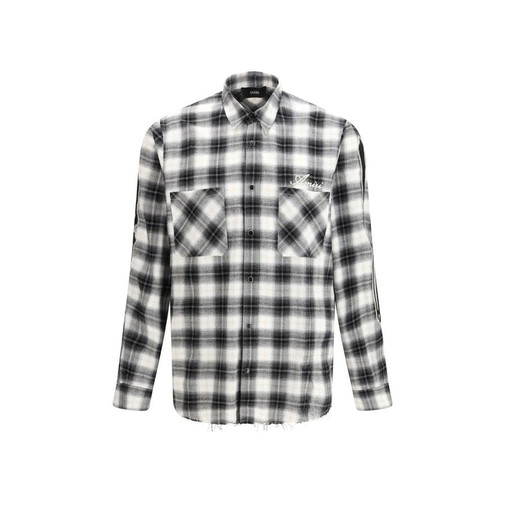 Amiri Black Cotton Pattern Shirt