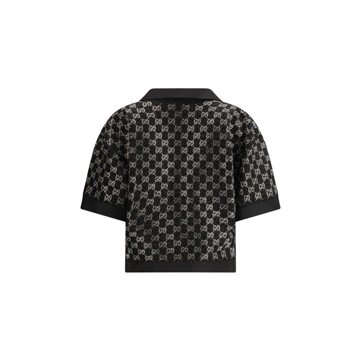 Gucci Black Viscose Top