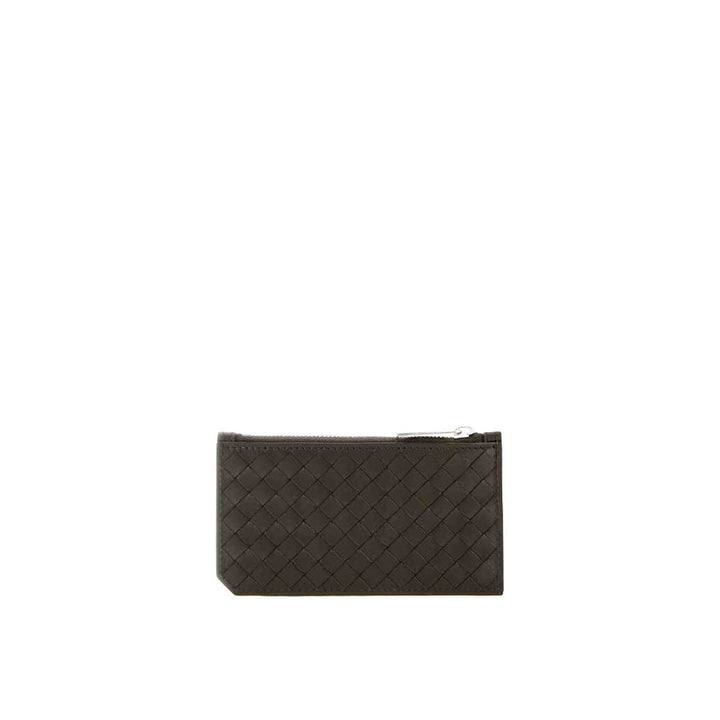 Bottega Veneta Brown Calfskin Cardholder