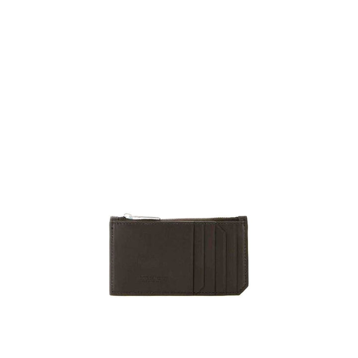 Bottega Veneta Brown Calfskin Cardholder