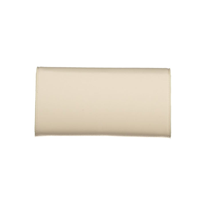 Mario Valentino Beige Polyurethane Women Wallet