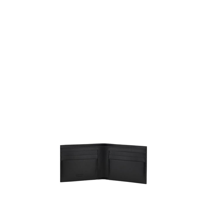Ferragamo Black Calf Leather Bos Taurus Wallet