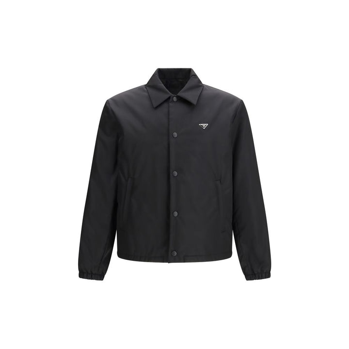 Prada Black Recycled Polyamide Coat