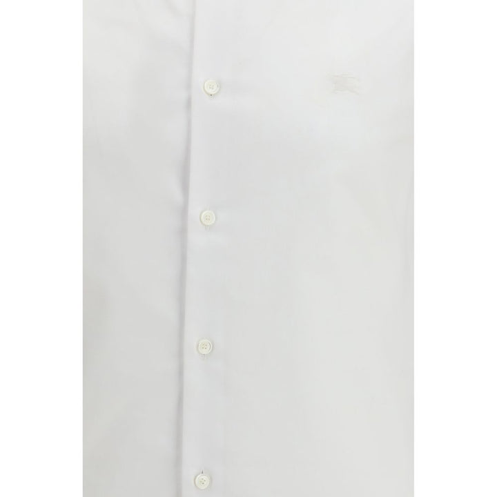 Burberry White Cotton Dress Shirt