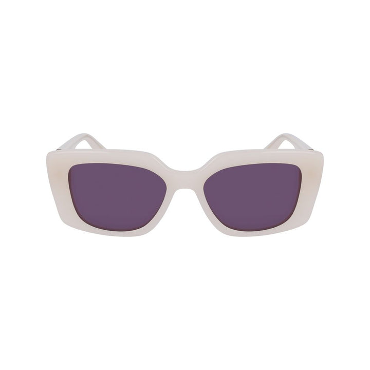 Karl Lagerfeld Beige Acetate Sunglasses