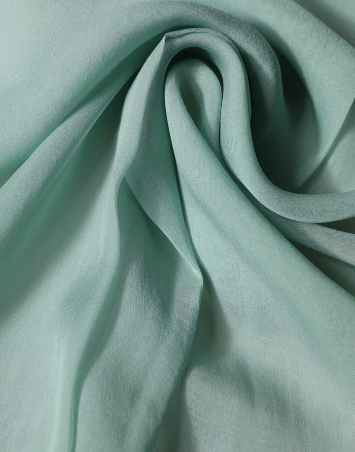 Dolce & Gabbana Teal Silk Sash Wrap Foulard Stole 292cm x 19cm Scarf