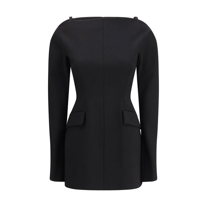 Max Mara Black Polyester Casual Dress