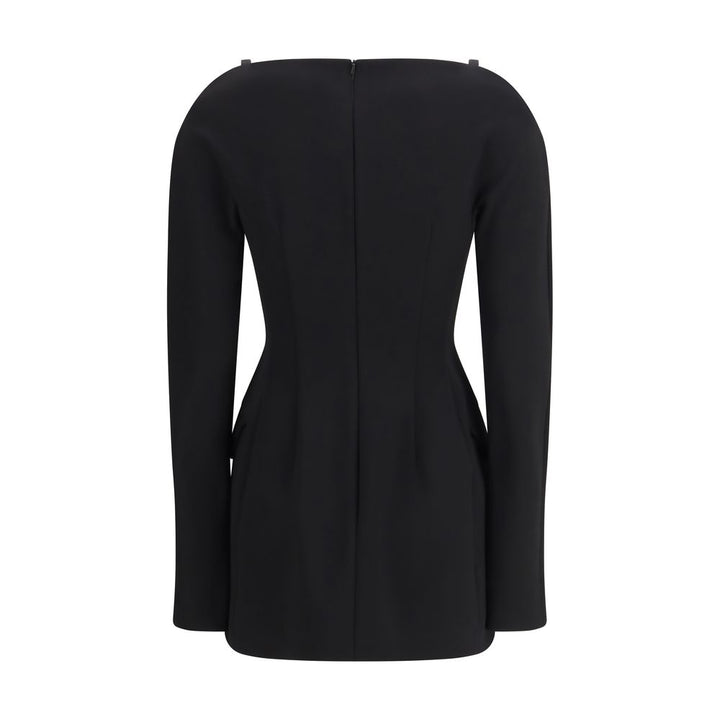 Max Mara Black Polyester Casual Dress