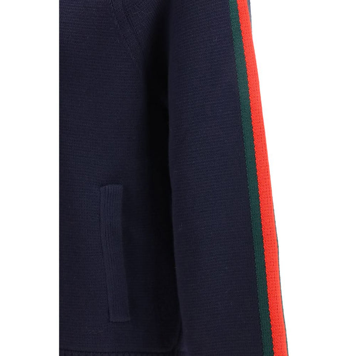 Gucci Blue Wool Full-Length Jacket