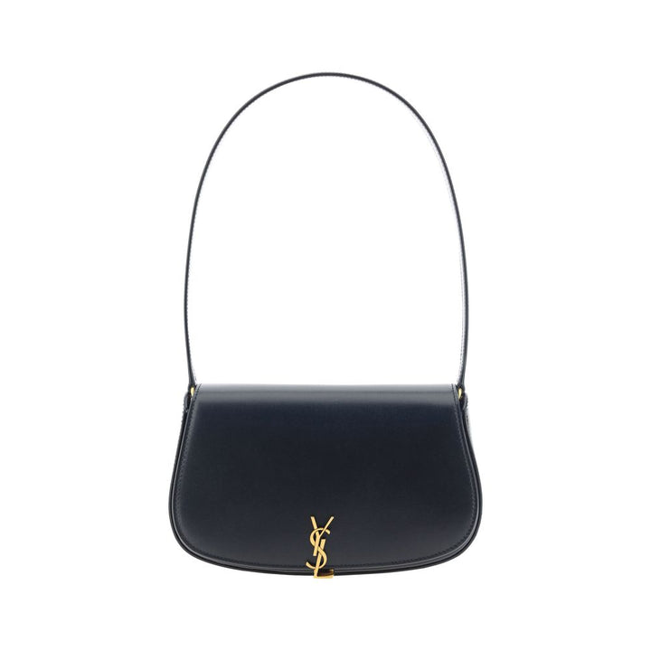 Saint Laurent Black Calf Leather Bos Taurus Shoulder Bag