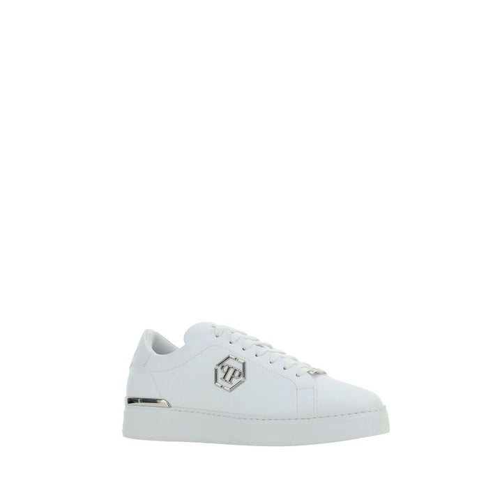 Philipp Plein White Rubber Low Top Sneakers