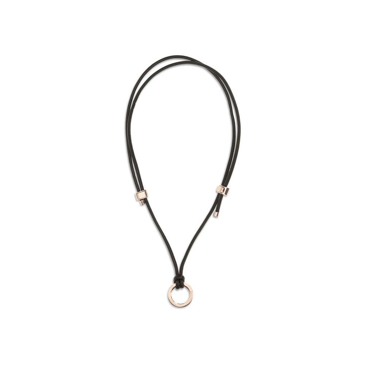 Brunello Cucinelli Brown Calf Leather Bos Taurus Keychain