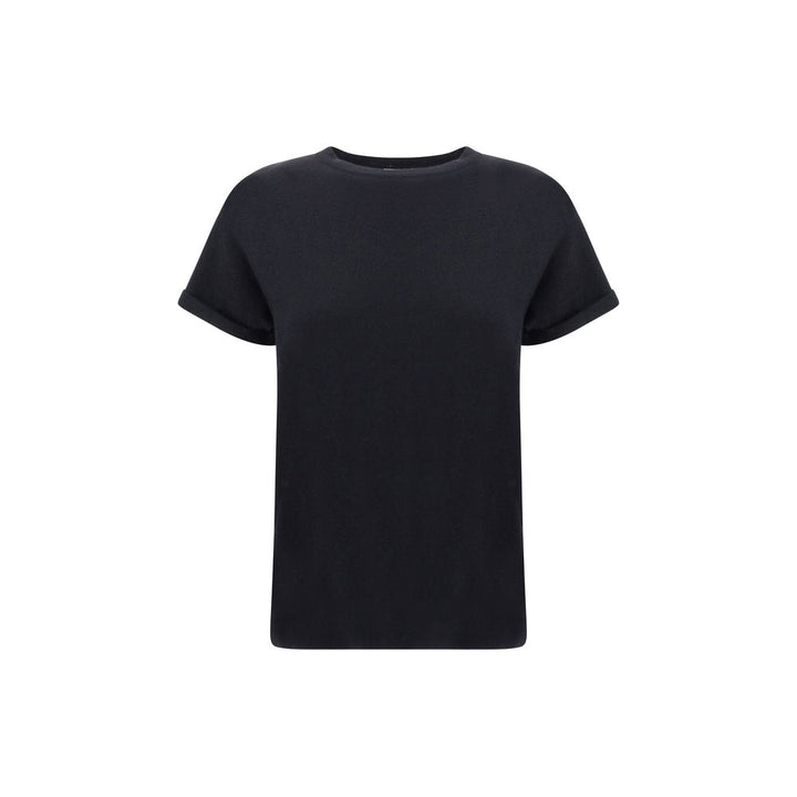 Brunello Cucinelli Black Nylon T-Shirt