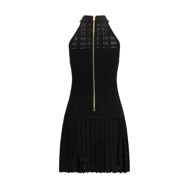 Balmain Black Viscose Cocktail Dress