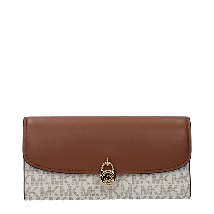 Michael Kors Beige Fabric Wallet